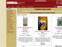 Tablet Screenshot of chemicaloutfitters.com
